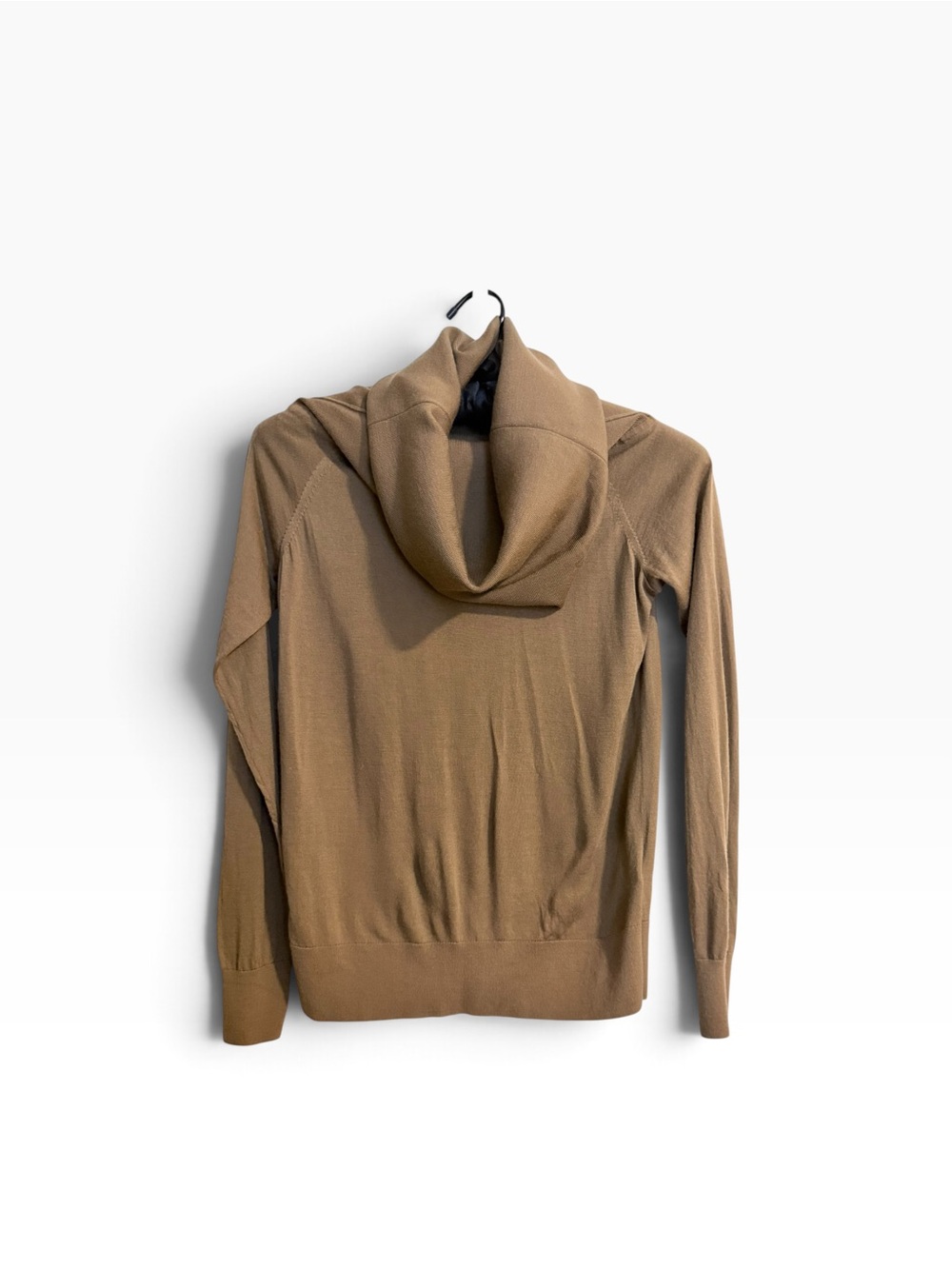 H&M Women’s Off-the-Shoulder Hooded Sweater in Brown